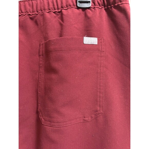 FIGS Technical Collection Scrub pants Maroon Red XL T Men’s Women’s straight leg - Picture 8 of 9